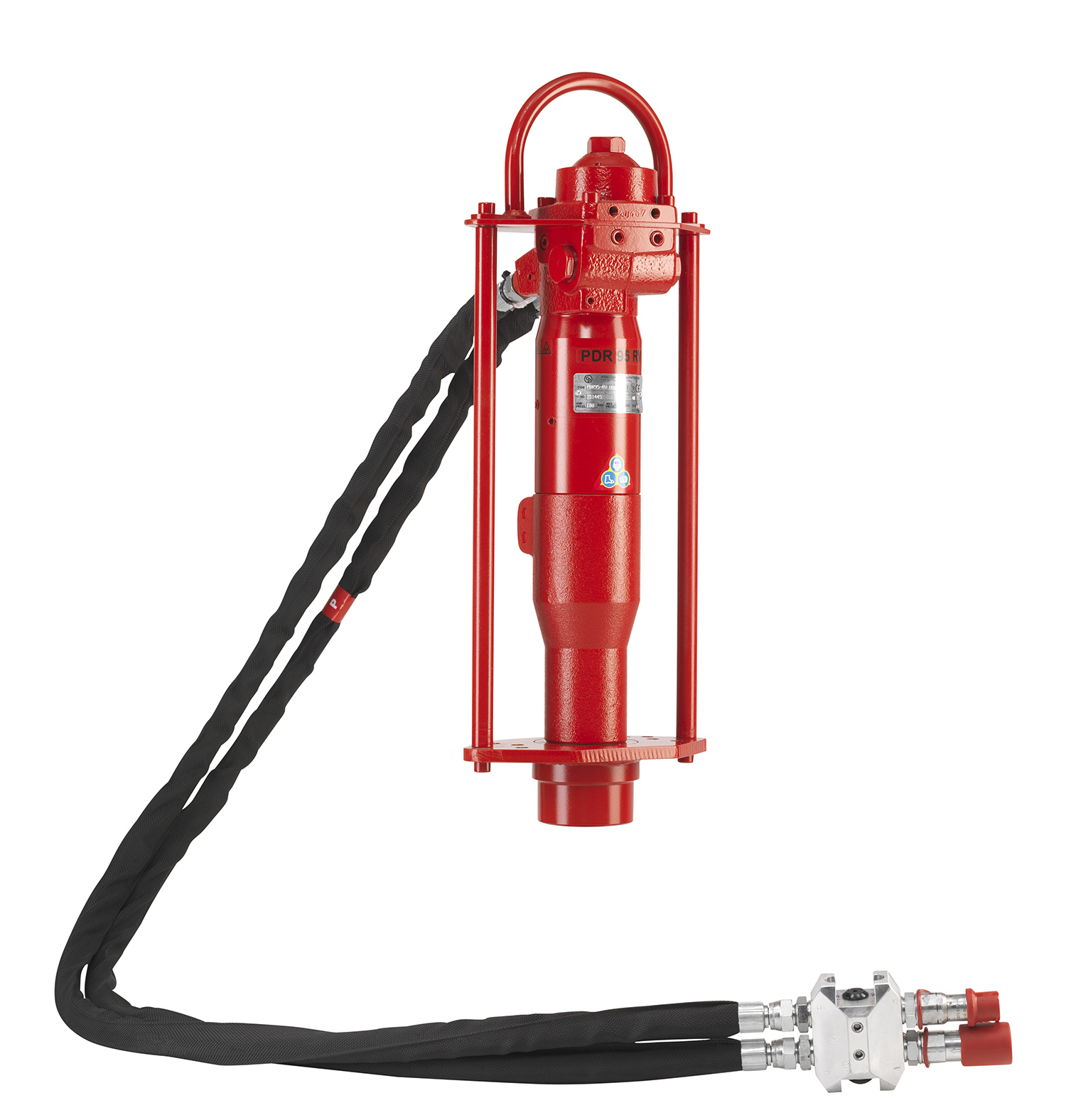 Гидромолот на экскаватор для забивки свай