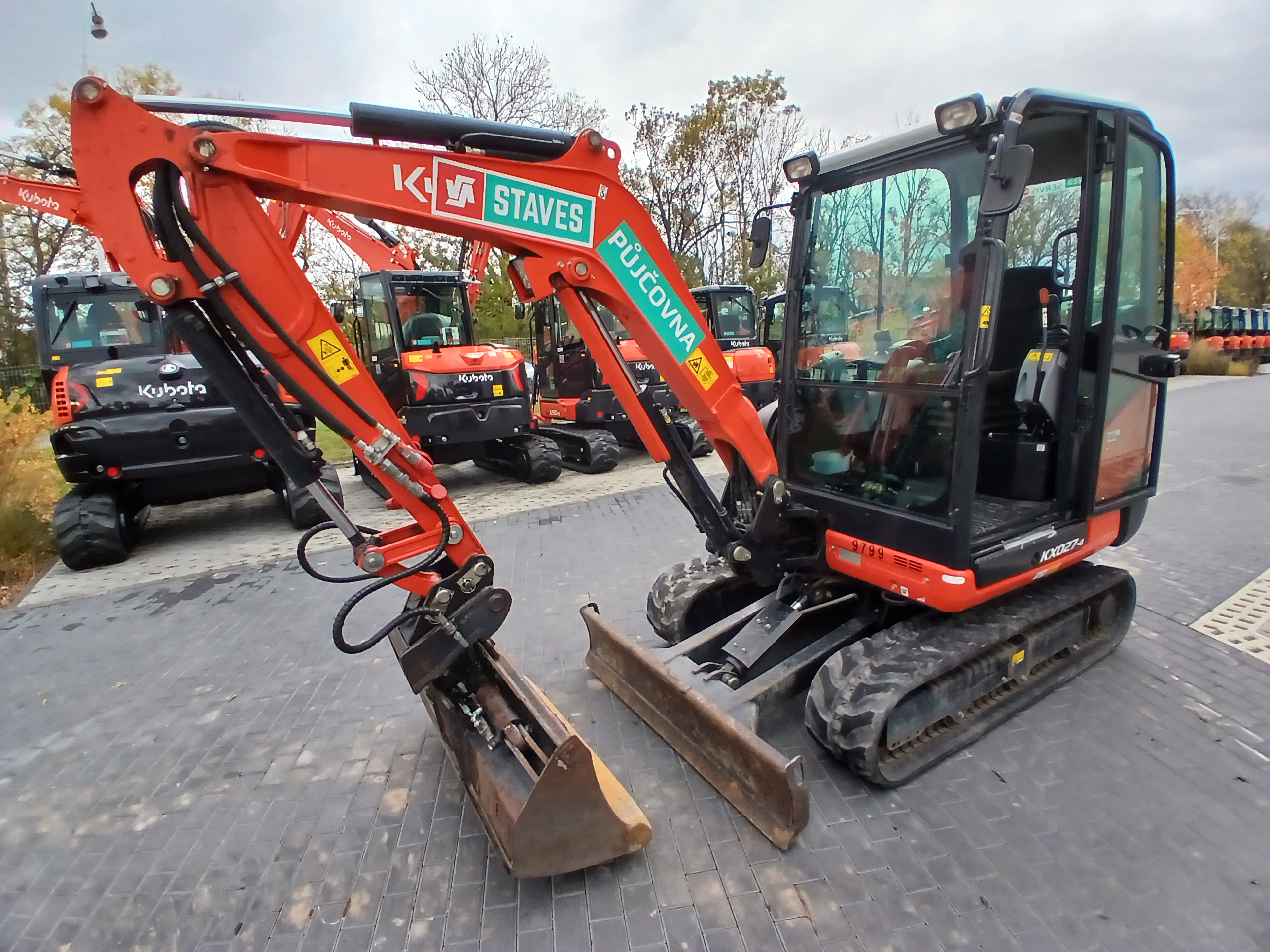 Minirýpadlo Kubota Kx027 4 Hi 9799 Staves Sro 