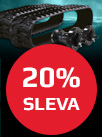 Dubnová akce: originální pásy a rolny Kubota se slevou 20 %