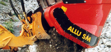 Bubnové drticí lopaty