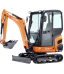 Minibagr Kubota 1,5 tuny