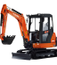 Minibagr Kubota 2,5 tuny